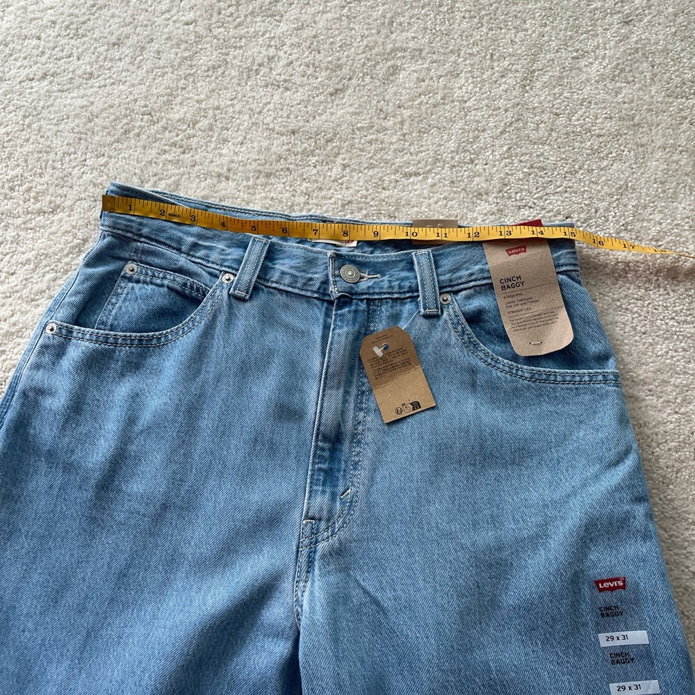 NWT Levi's Cinch Baggy High Rise Women's Jeans Size 29/31 - Picture 8 of 13
